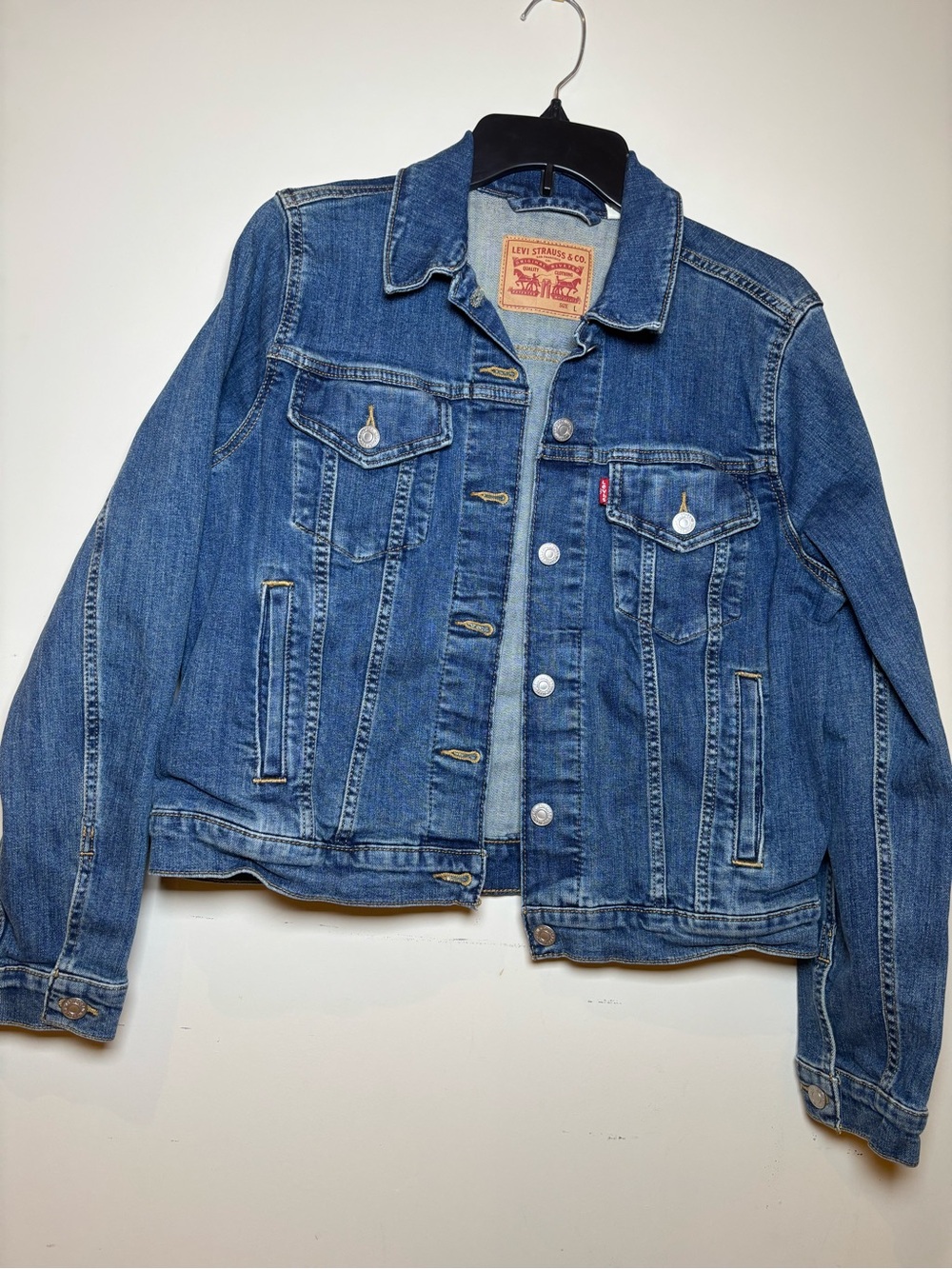 Levi's Blue Classic Denim Trucker Jacket